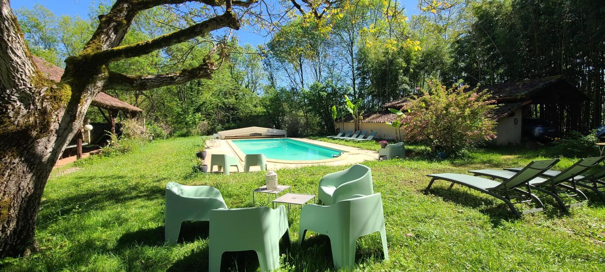 Le Manoir Du Moulin De Madame Bed and Breakfast Villeneuve-sur-Lot Buitenkant foto