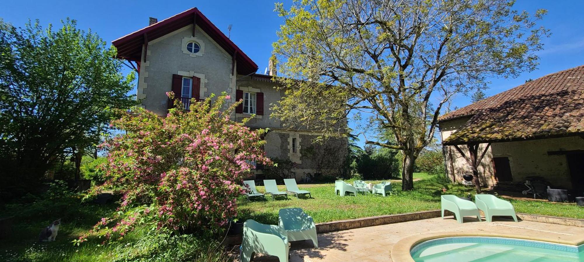 Le Manoir Du Moulin De Madame Bed and Breakfast Villeneuve-sur-Lot Buitenkant foto